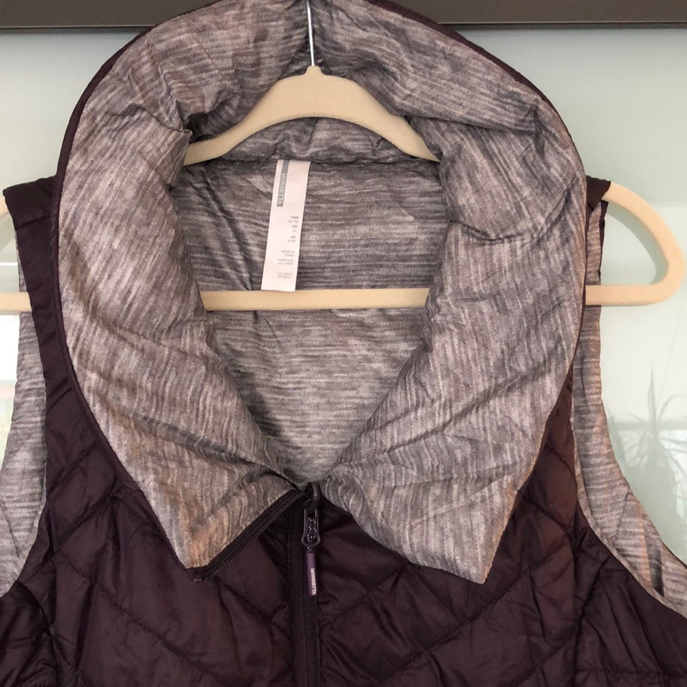 Thin Two Toned Reversible Puffer Zip Up Vest